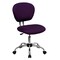 Emma and Oliver Mid-Back Mesh Padded Swivel Task Office Chair with Chrome Base